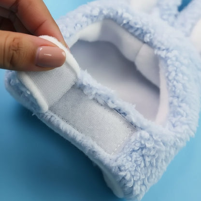 Katzen & kleine Hunde – Plüsch-Hasenohren Mütze, verstellbar