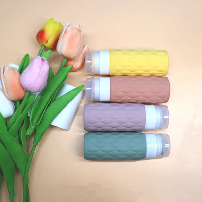 100ml Silicone Travel Bottle - Refillable &amp; Leakproof for Hand Luggage