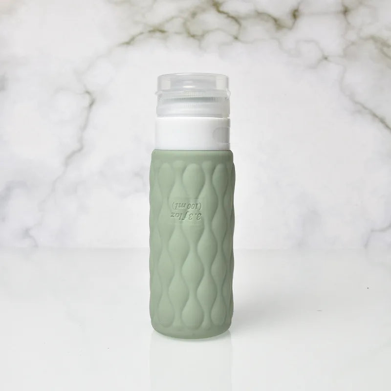 100ml Silicone Travel Bottle - Refillable &amp; Leakproof for Hand Luggage