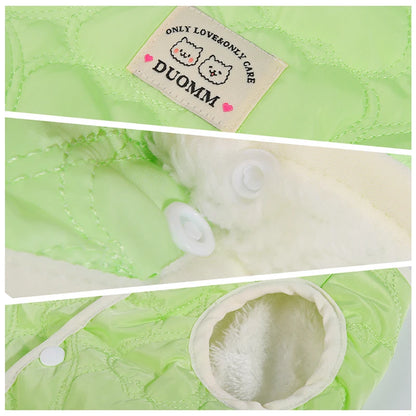 Warme Winterweste für Katzen und kleine Hunde – wasserabweisend, weich gefüttert, ideal für kalte Tage