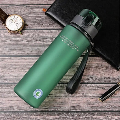 BPA-free sports water bottle 400ml/560ml – Leakproof for hiking, fitness &amp; outdoor activities