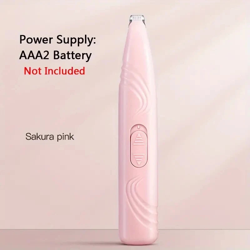 Electric pet hair trimmer for dogs &amp; cats - Quiet &amp; precise for paws, face &amp; body