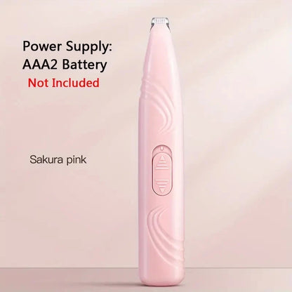 Electric pet hair trimmer for dogs &amp; cats - Quiet &amp; precise for paws, face &amp; body