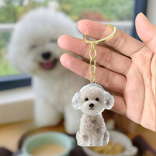 Lindo dije de gato | Llaveros acrílicos con varios diseños de gatos