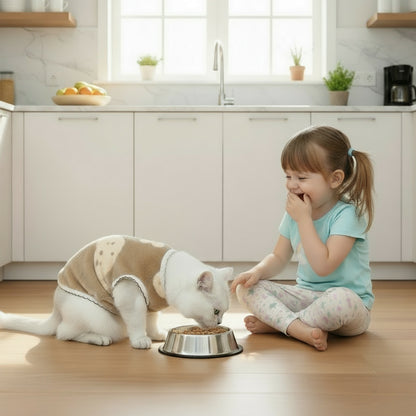 Warme Winterjacke für Katzen & kleine Hunde – weiche Fleeceweste für kalte Tage