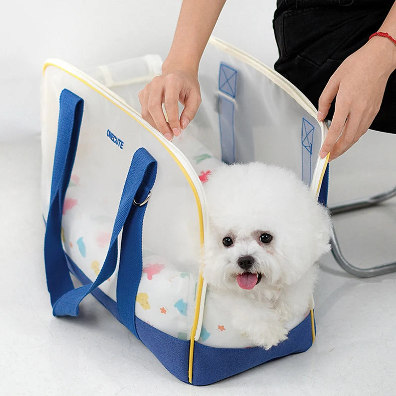 Small Pet Carrier Bag - Breathable for Dogs &amp; Cats up to 6kg