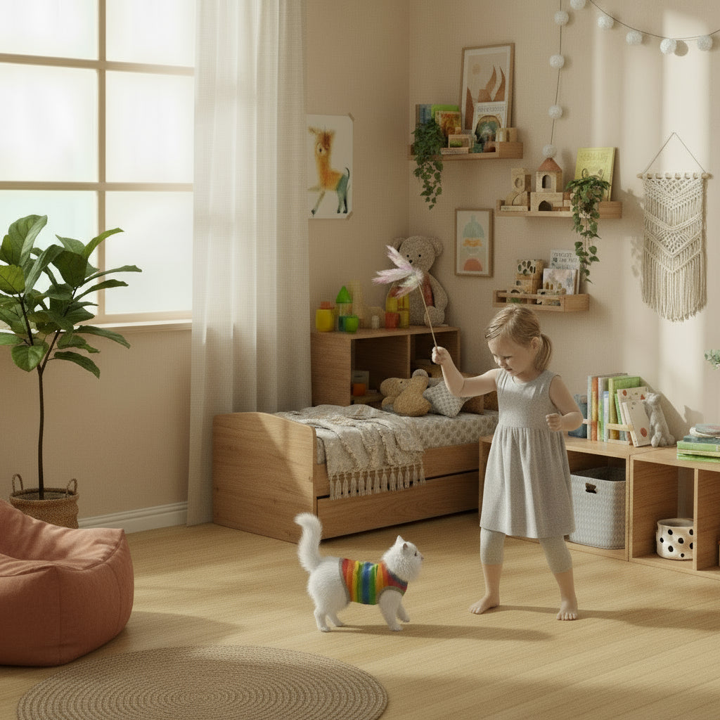 Anti-Leck-OP-Anzug für Hunde & Katzen – Bequemer Genesungsbody aus Baumwolle, atmungsaktiv und waschbar