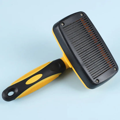 Selbstreinigende Haustierbürste – Edelstahlpflegebürste für Hunde & Katzen