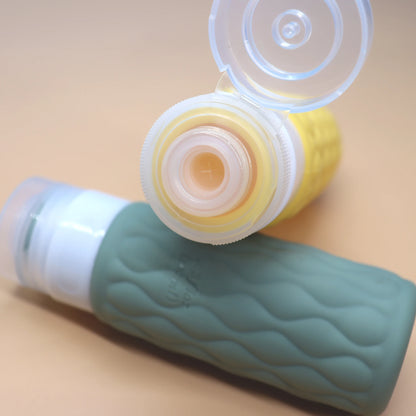 100ml Silicone Travel Bottle - Refillable &amp; Leakproof for Hand Luggage
