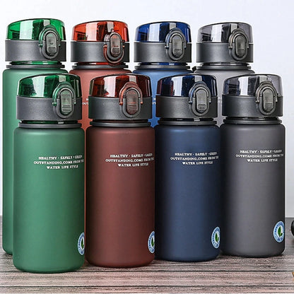 BPA-free sports water bottle 400ml/560ml – Leakproof for hiking, fitness &amp; outdoor activities