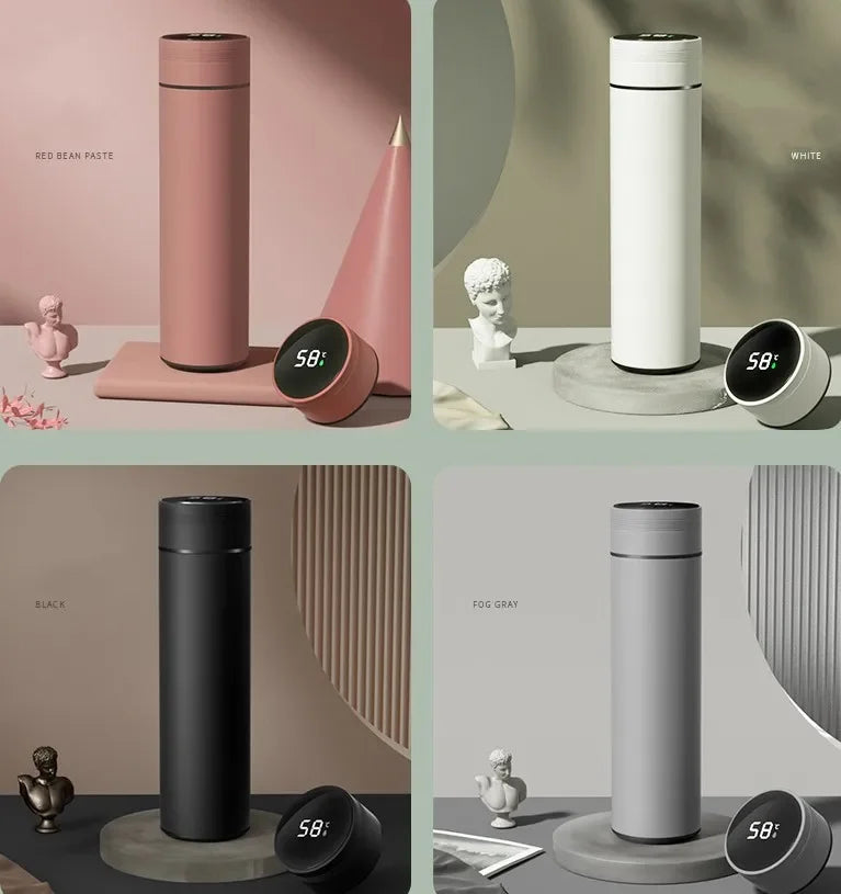 500ml Thermos Mug with Temperature Display – Stainless Steel Insulated Mug | Gift Idea