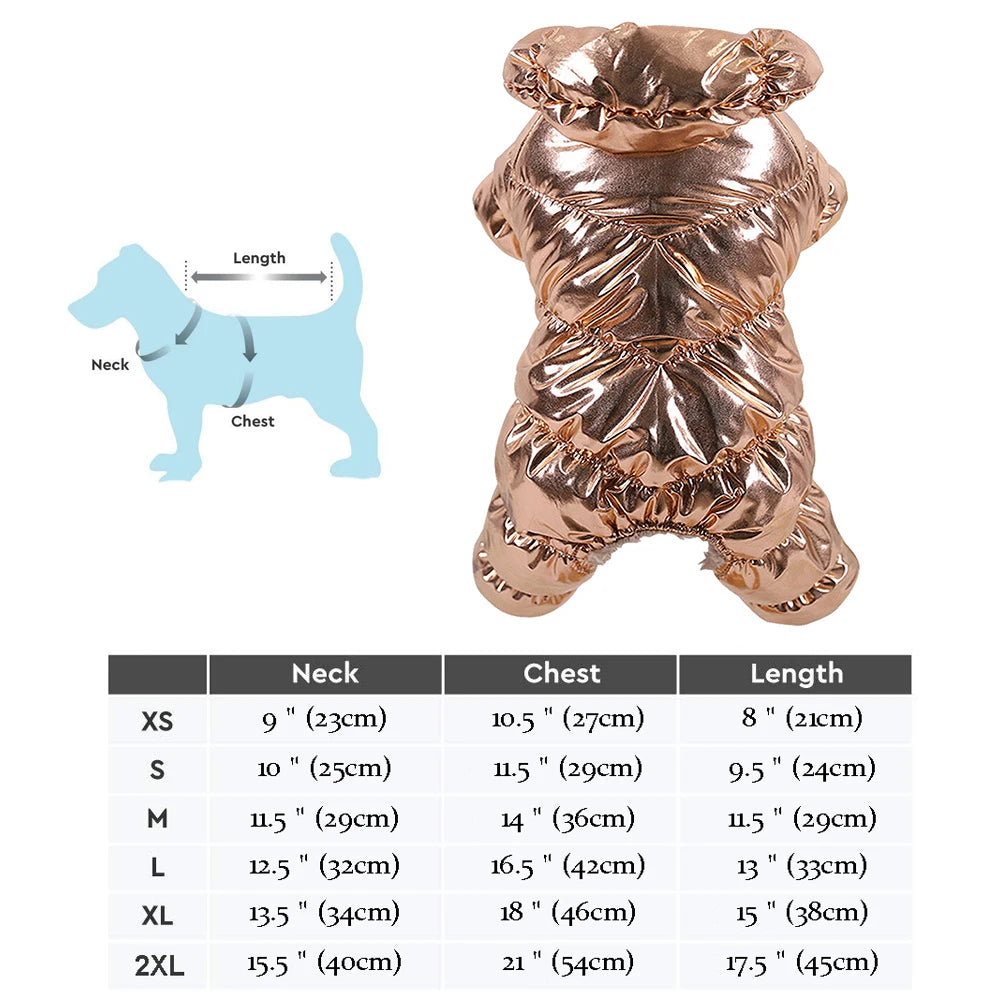 Wasserfeste Winterjacke für Hunde – warm, weich & bequem