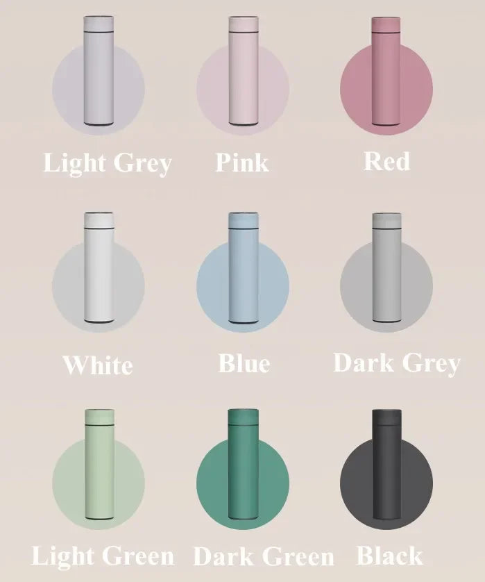 500ml Thermos Mug with Temperature Display – Stainless Steel Insulated Mug | Gift Idea