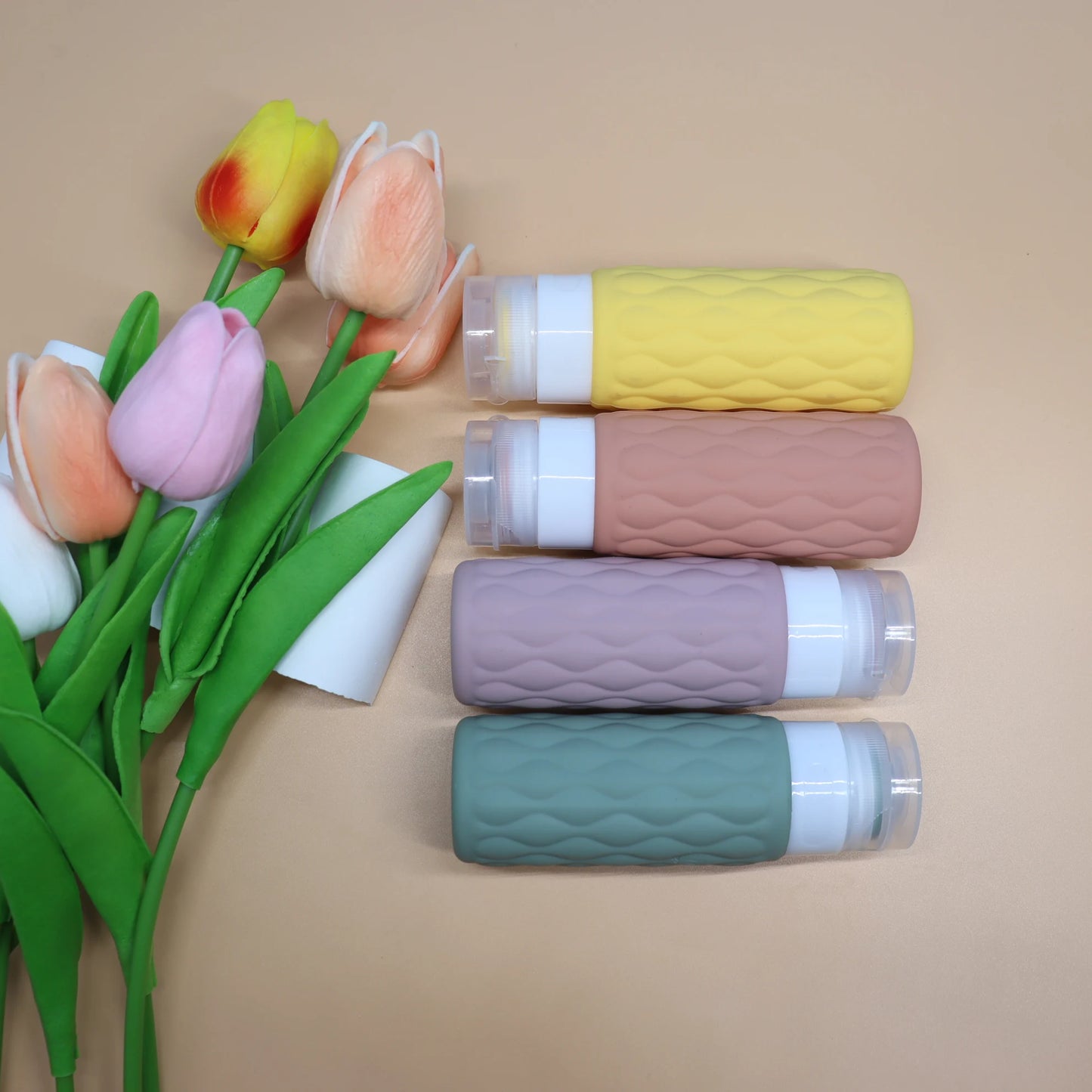 100ml Silicone Travel Bottle - Refillable &amp; Leakproof for Hand Luggage