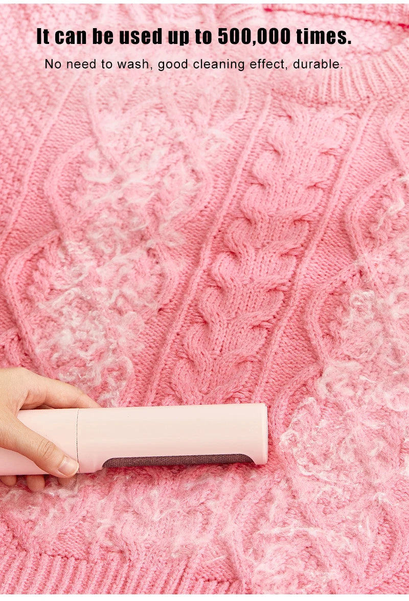 2-in-1 Tierhaarentferner Fusselrolle - Wiederverwendbar & Selbstreinigend für Kleidung & Möbel