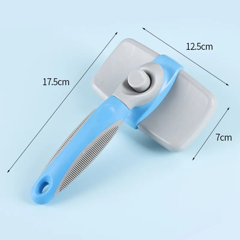 Selbstreinigende Haustierbürste – Edelstahlpflegebürste für Hunde & Katzen