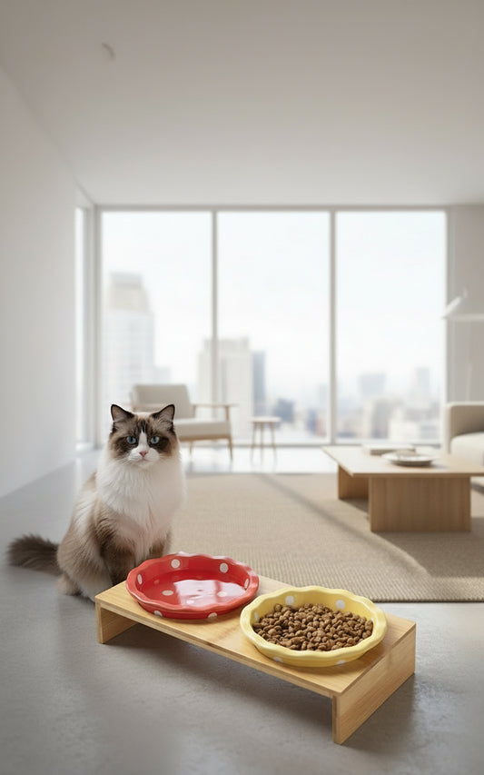 Keramik Futternapf für Katzen | Rutschfest & Hygienisch