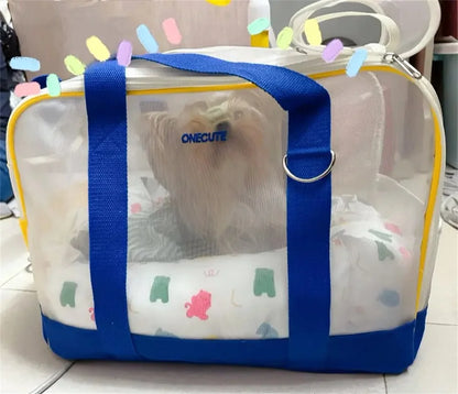 Small Pet Carrier Bag - Breathable for Dogs &amp; Cats up to 6kg