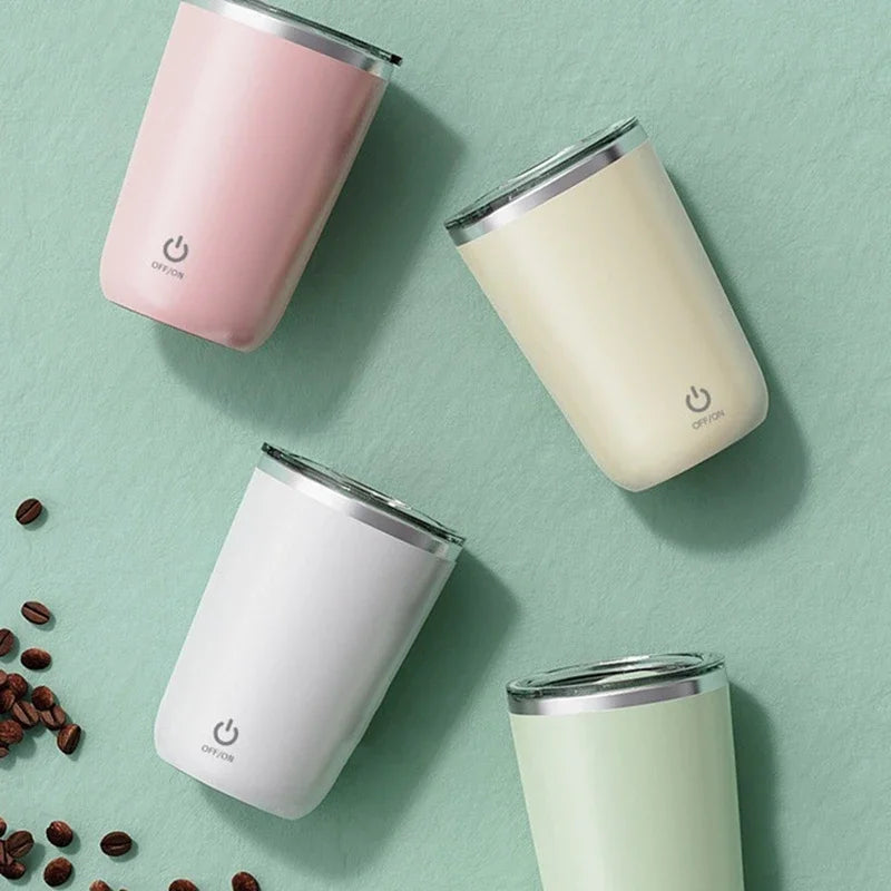 Electric Self-Stirring Coffee Mug 350ml – Automatic, Rechargeable &amp; Magnetic