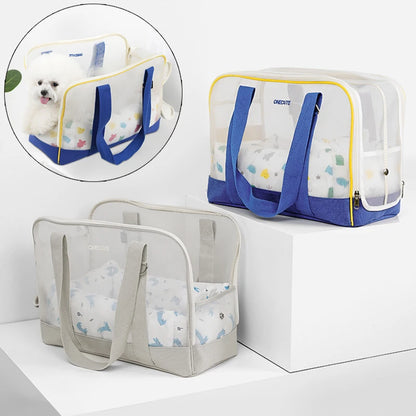 Small Pet Carrier Bag - Breathable for Dogs &amp; Cats up to 6kg