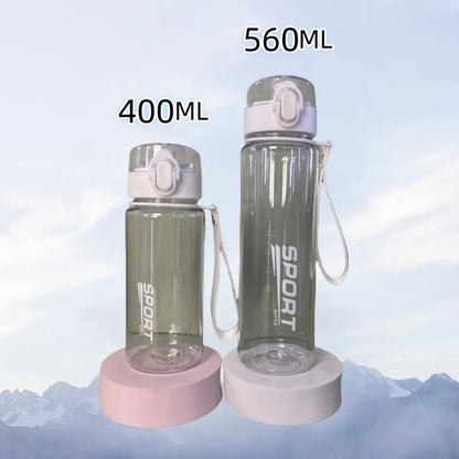 BPA-free sports water bottle 400ml/560ml – Leakproof for hiking, fitness &amp; outdoor activities