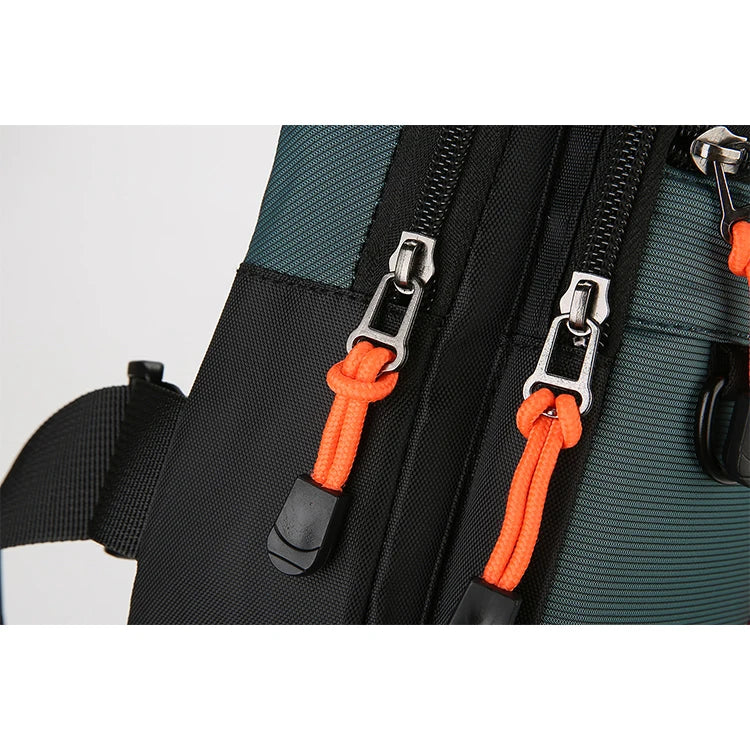 Bolso bandolera impermeable para hombre: ideal para senderismo, ciclismo y viajes.