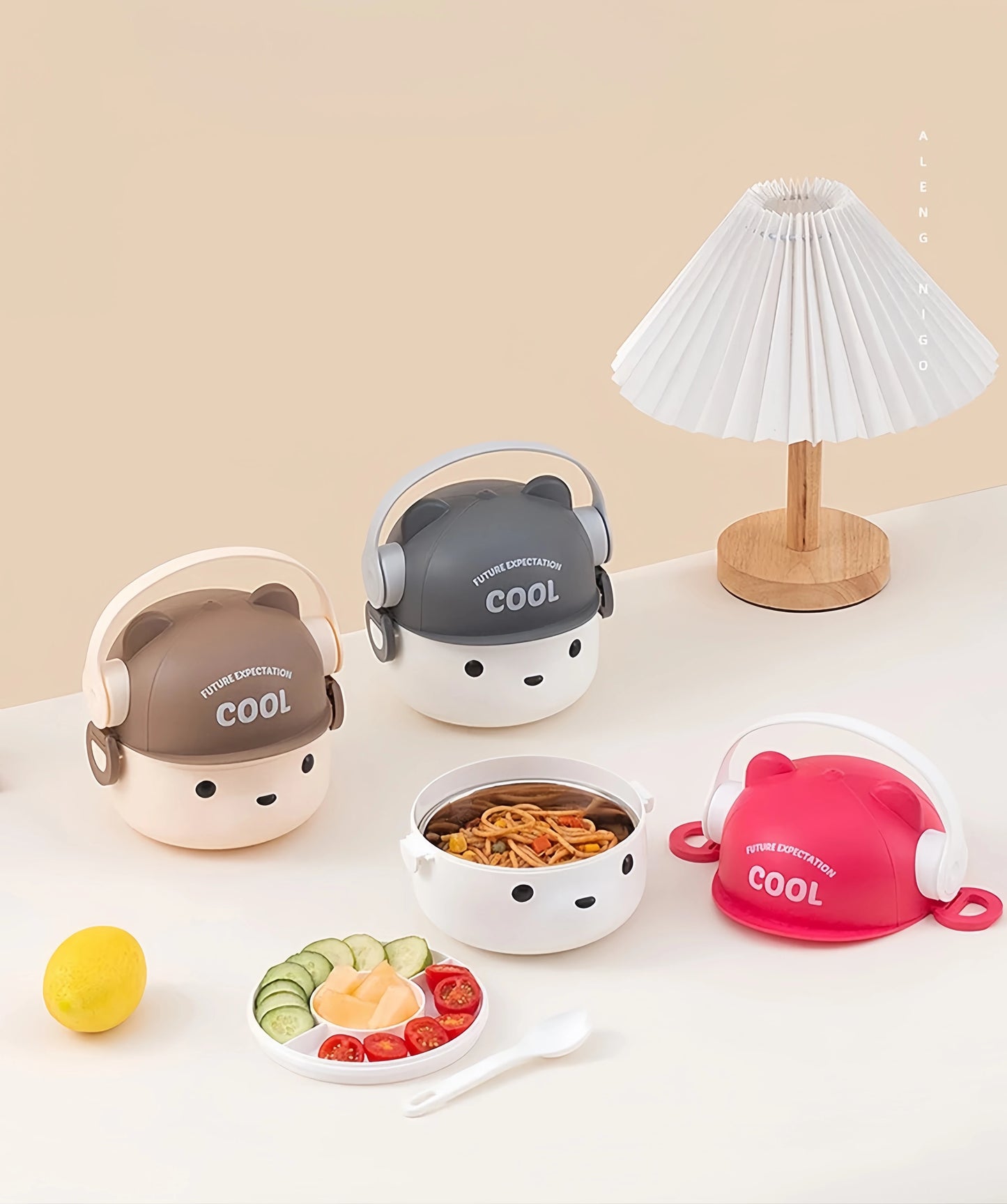 Lonchera de acero inoxidable 304 - A prueba de fugas y apta para microondas para la escuela