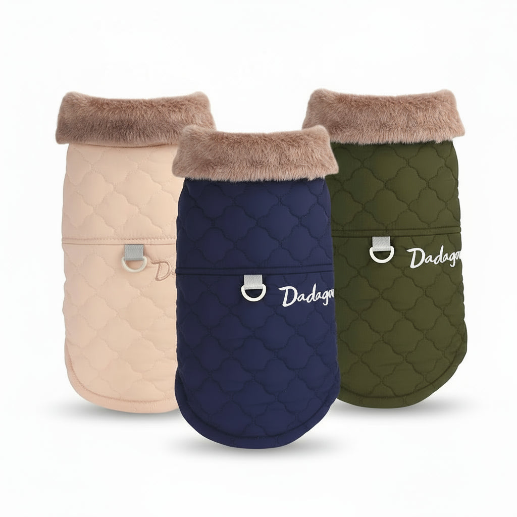 Wasserfester Hundemantel für kleine Hunde | Warm & weich | Winterjacke