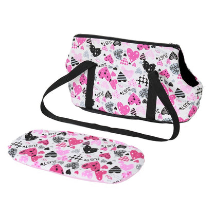 Portable Pet Sling Bag für Kleine Hunde & Katzen – Atmungsaktive Schultertasche mit Watermelon-Design