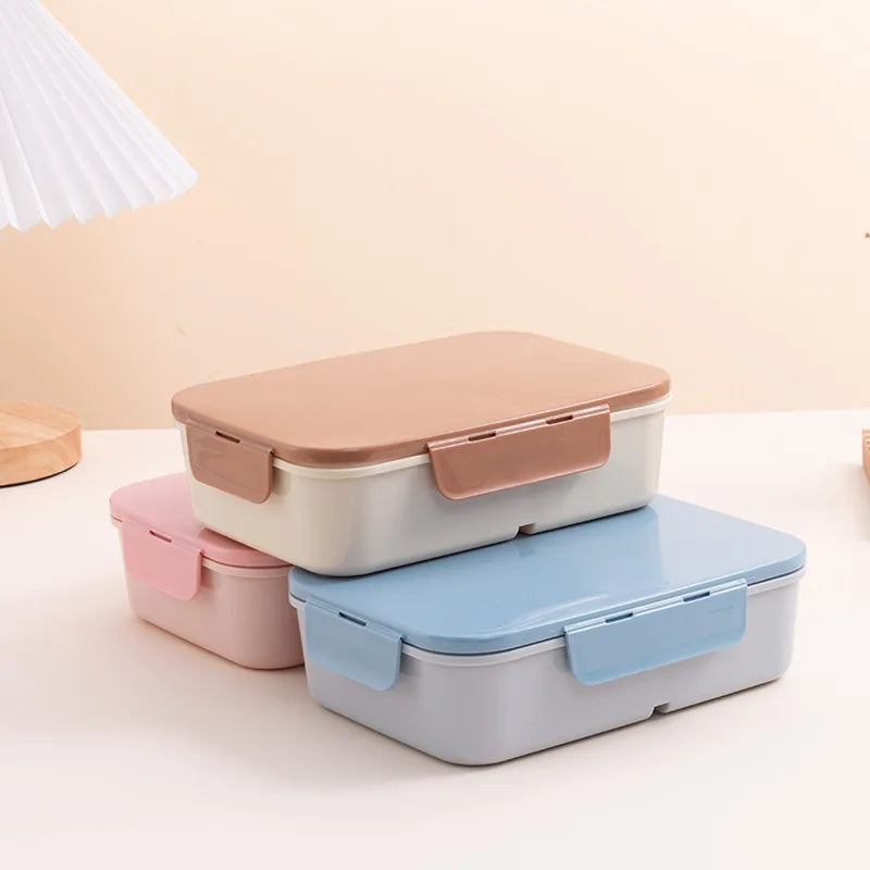 Lunchbox 1200ml Auslaufsicher - Flip-Top Bento Box für Büro & Outdoor