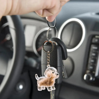 Niedlicher Katzen-Anhänger | Acryl Schlüsselanhänger in verschiedenen Katzen-Designs