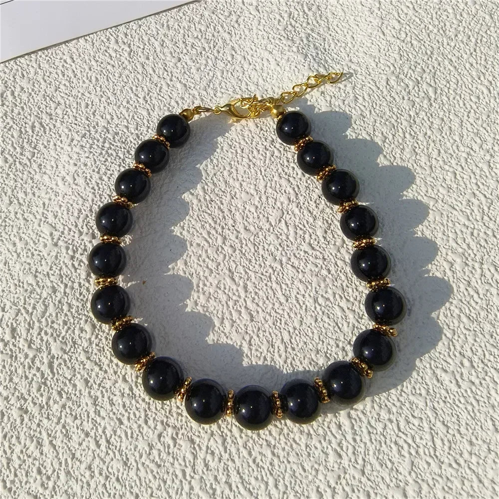 Buntes Perlen-Halsband für Hunde & Katzen – Handgefertigt, verstellbar & edles Design