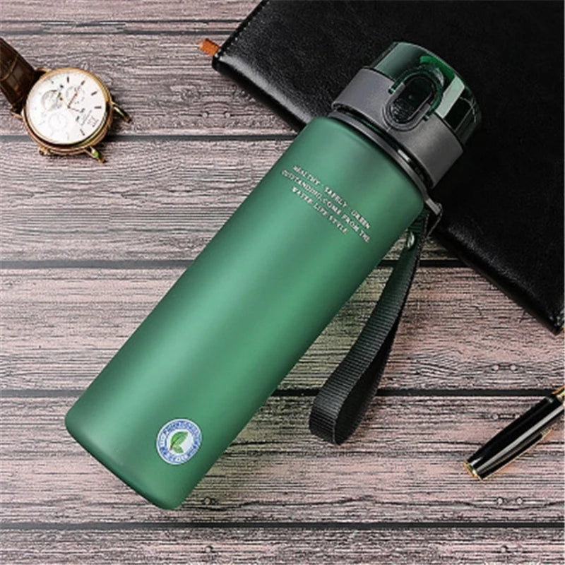 BPA-free sports water bottle 400ml/560ml – Leakproof for hiking, fitness &amp; outdoor activities