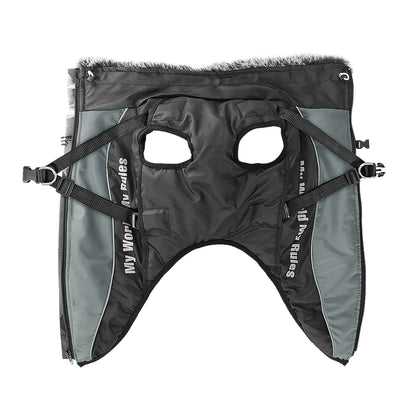 Wasserdichter Wintermantel für große Hunde – mit Geschirr, warm & winddicht