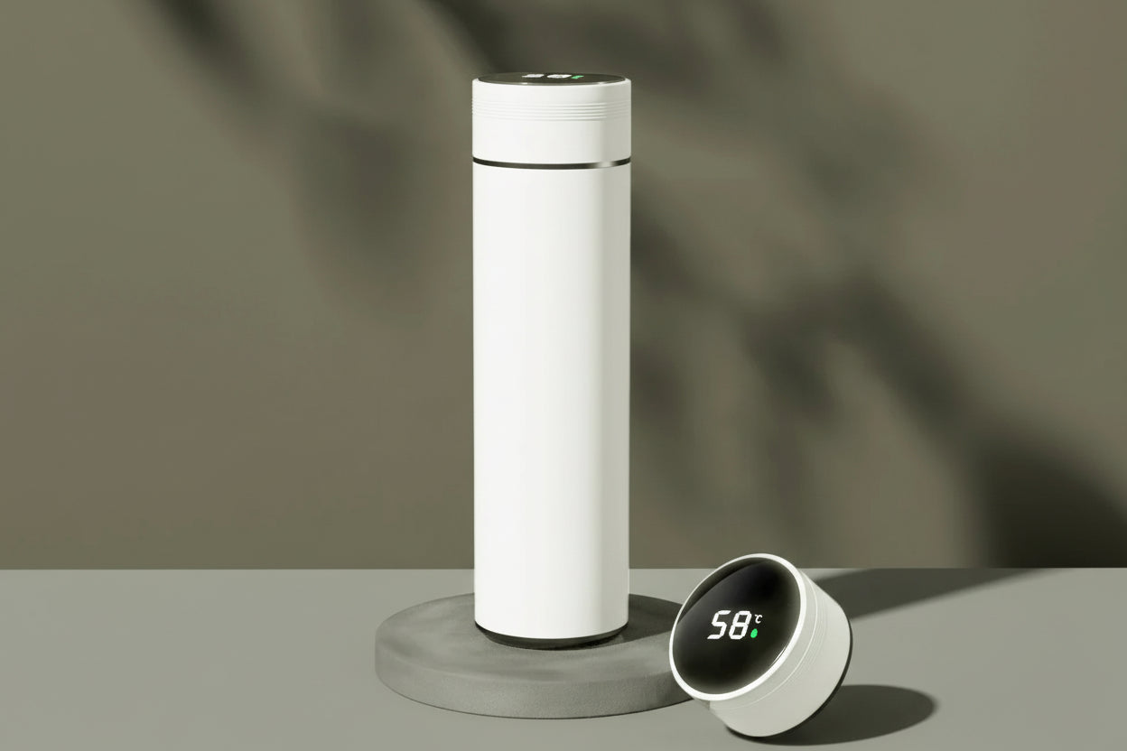 500ml Thermos Mug with Temperature Display – Stainless Steel Insulated Mug | Gift Idea