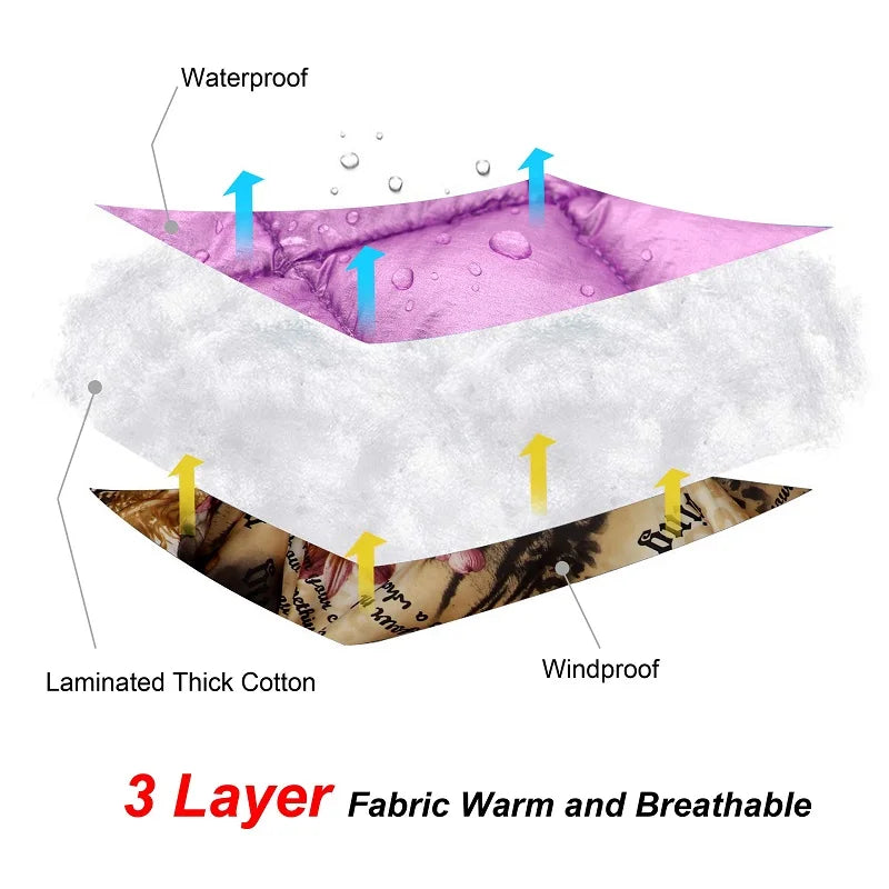 Wasserfeste Winterjacke für Hunde – warm, weich & bequem