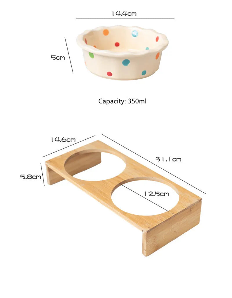 Keramik Futternapf für Katzen | Rutschfest & Hygienisch
