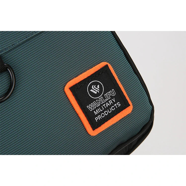 Bolso bandolera impermeable para hombre: ideal para senderismo, ciclismo y viajes.