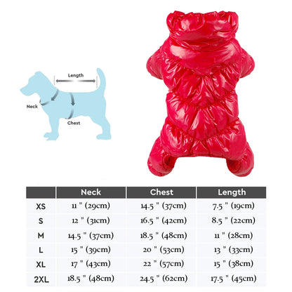 Wasserfeste Winterjacke für Hunde – warm, weich & bequem