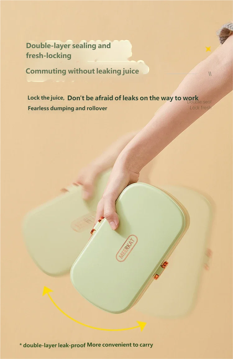 Electric stainless steel lunchbox - insulated food container for office &amp; on the go