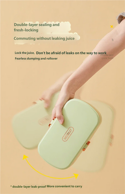 Electric stainless steel lunchbox - insulated food container for office &amp; on the go