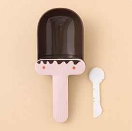 Cuchara medidora 2 en 1 con clip para bolsa: práctico accesorio de alimentación para perros y gatos.