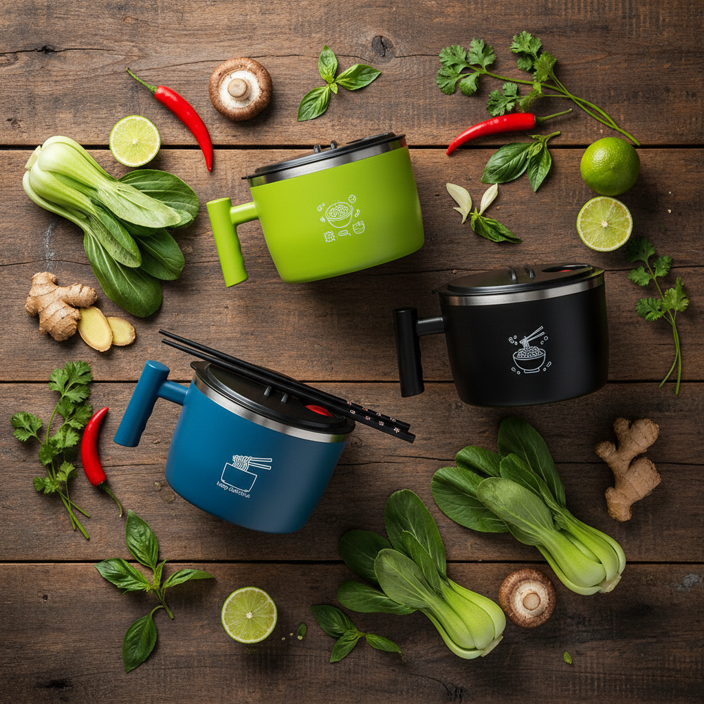 Kreatives Flat Lay mit Zutaten