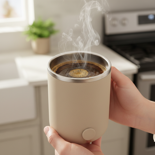 Nahaufnahme automatisches Rühren